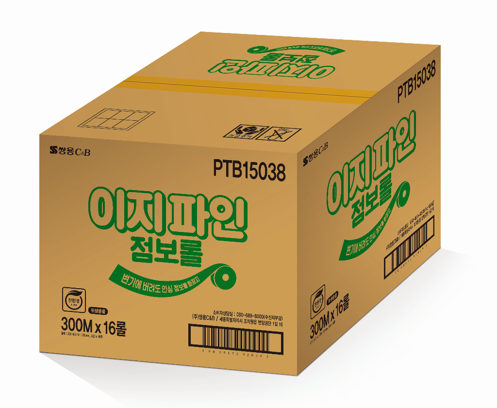 쌍용 고급점보롤 2겹*300M*16롤/1박스
