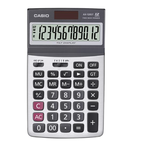 계산기(AX-120ST/120B/CASIO)